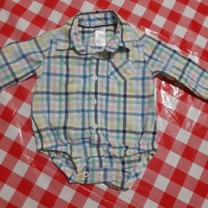Carter's squared baby bodysuit